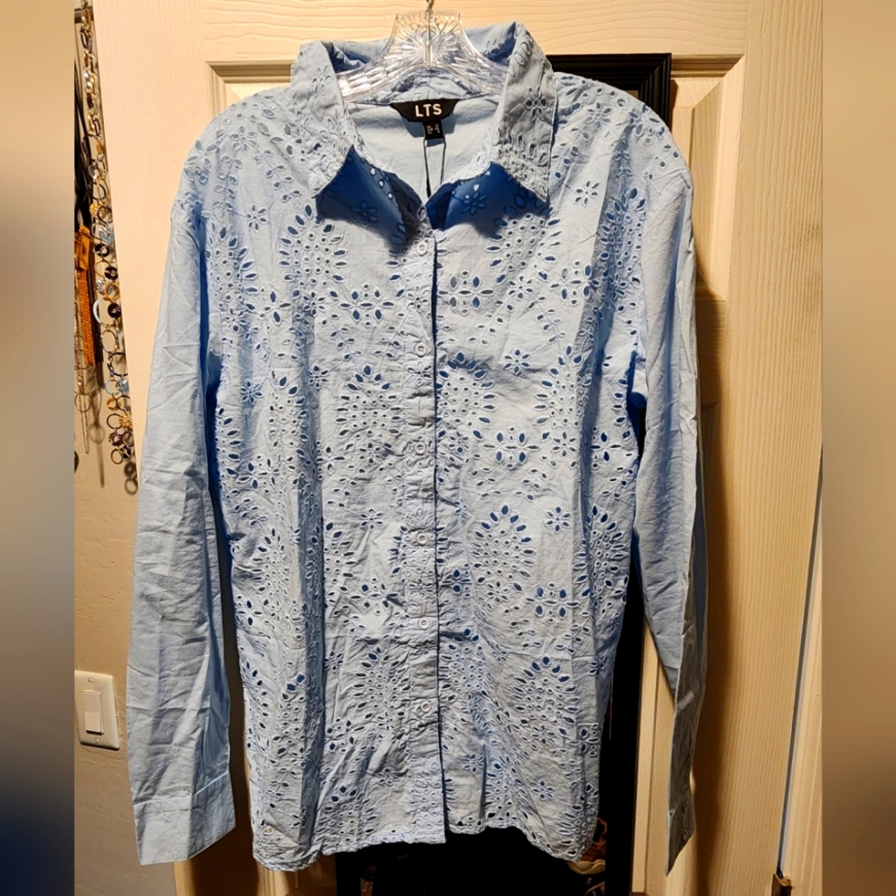 Long Tall Sally women's button up shirt